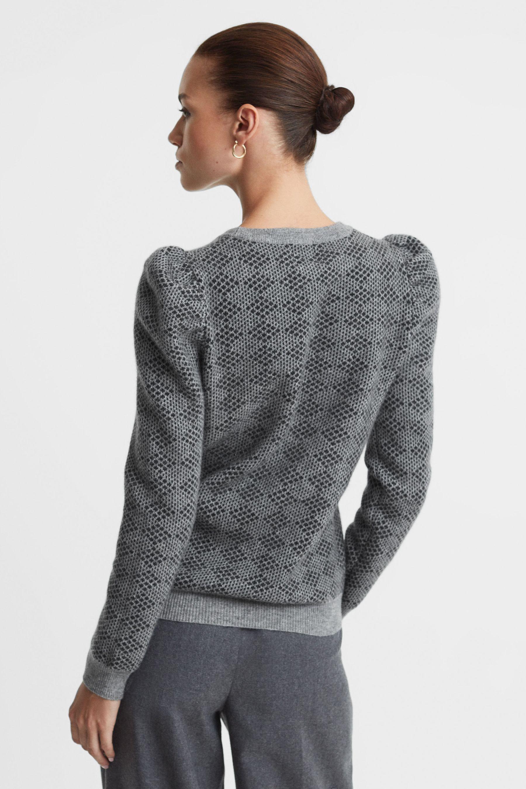Madeleine Thompson check-pattern V-neck cardigan - Green