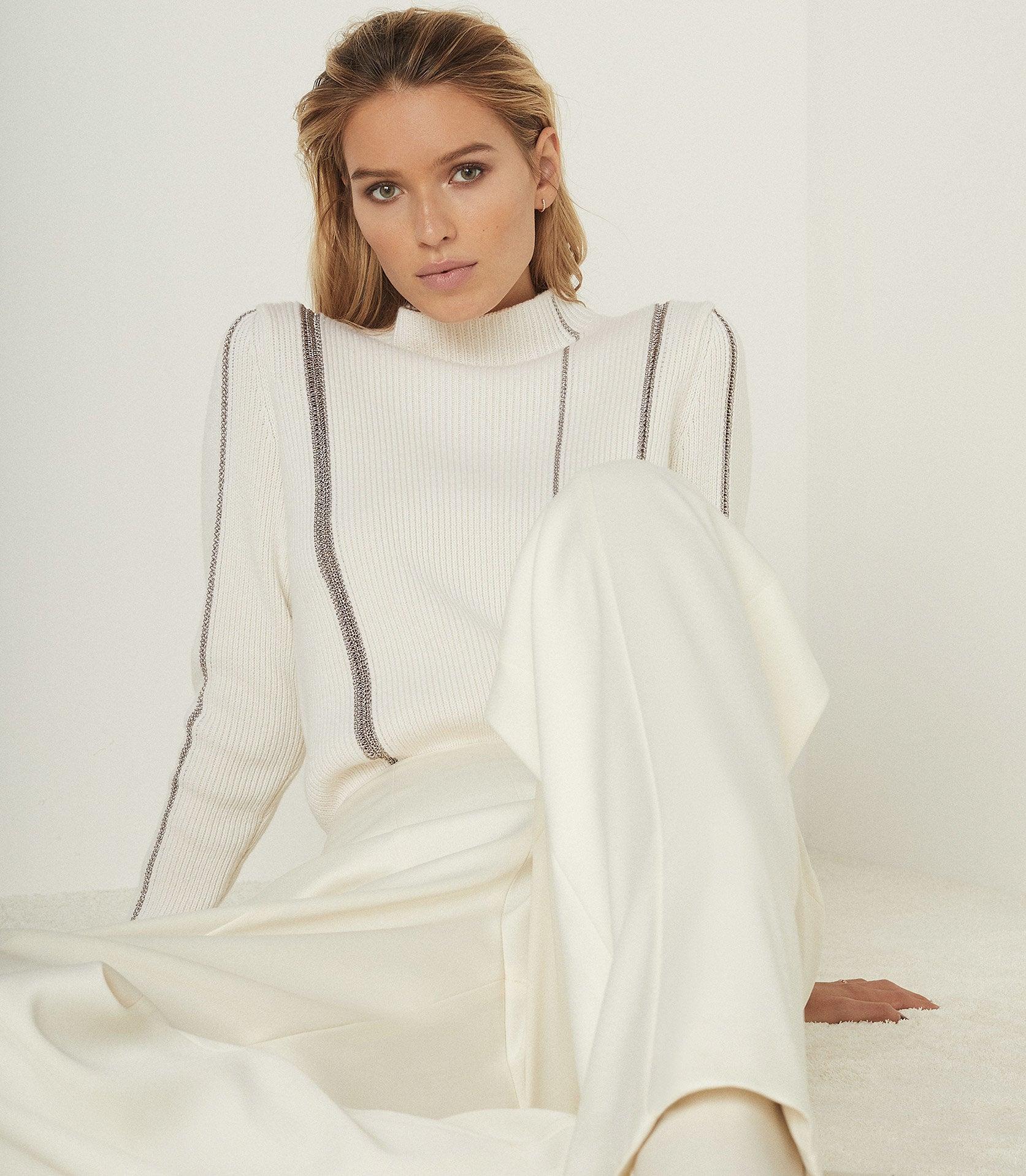 reiss white jumper