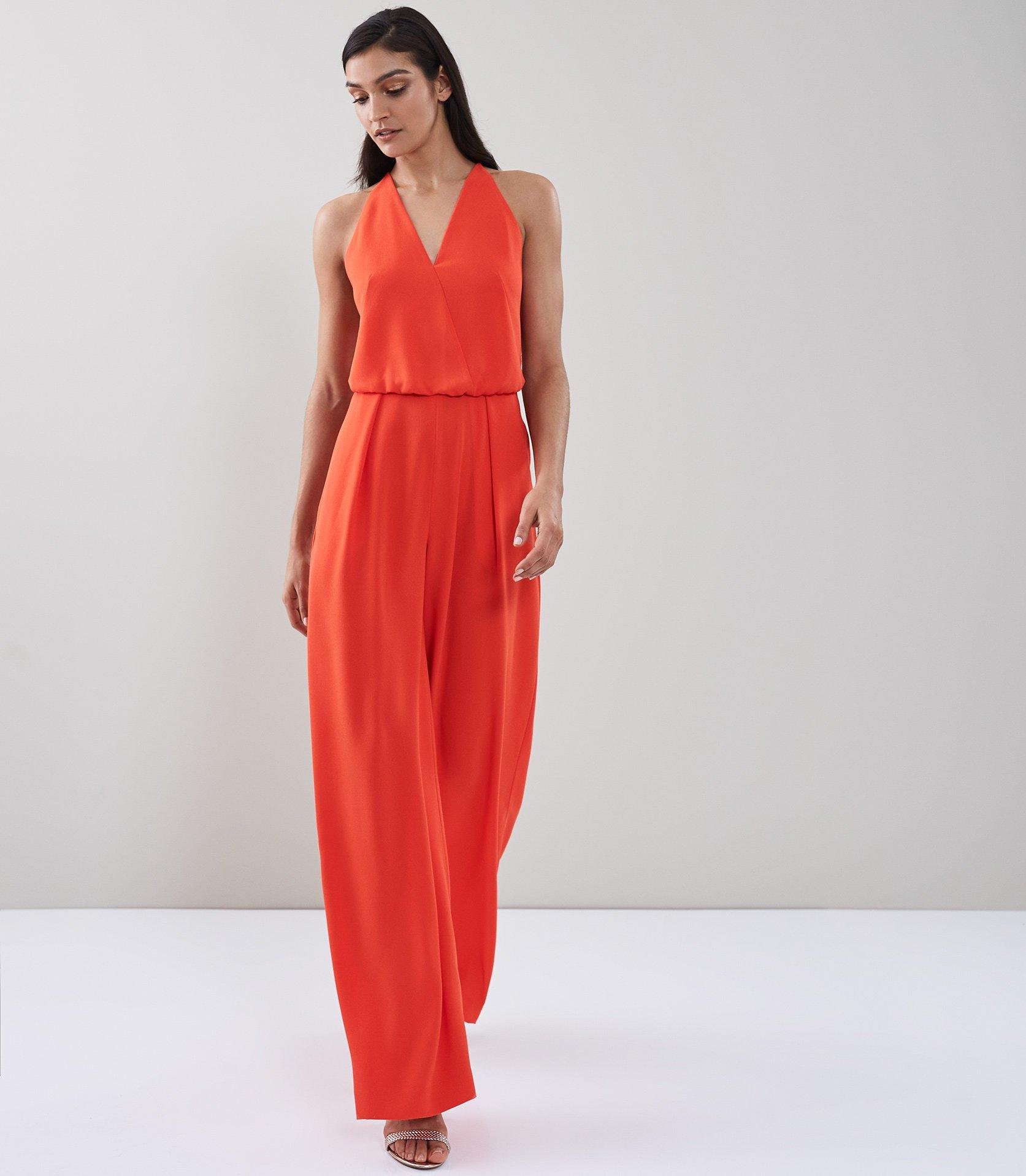 reiss orange jumpsuit