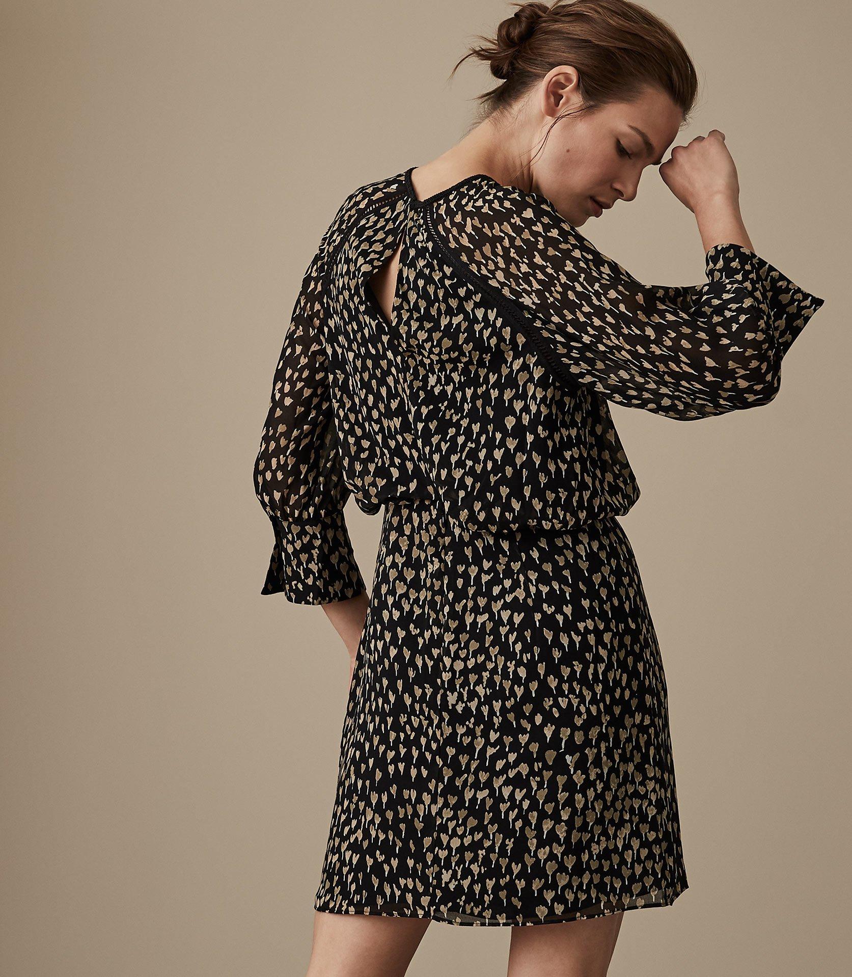 reiss melania ditsy dress
