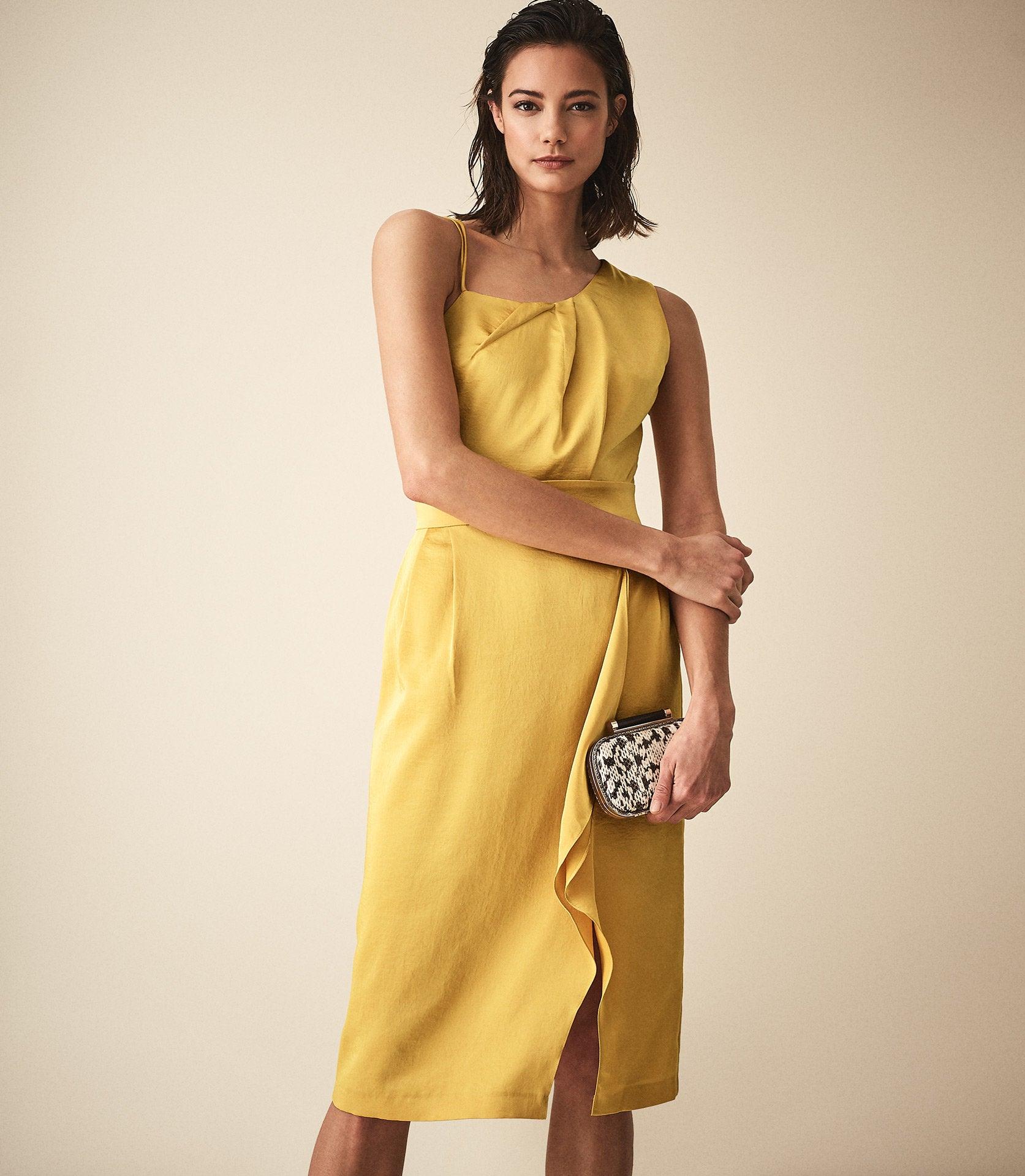 reiss yellow dress
