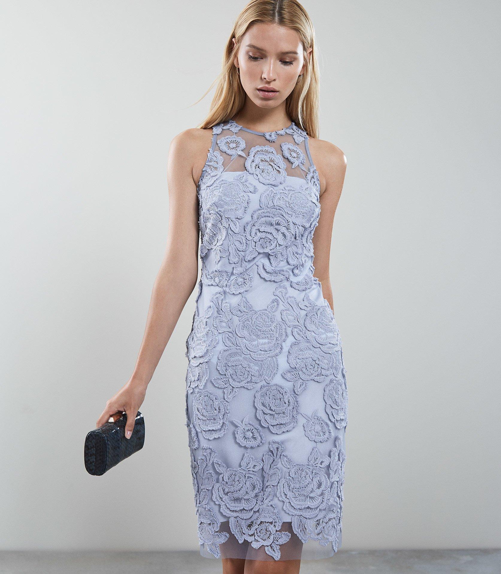 reiss meghan floral lace dress