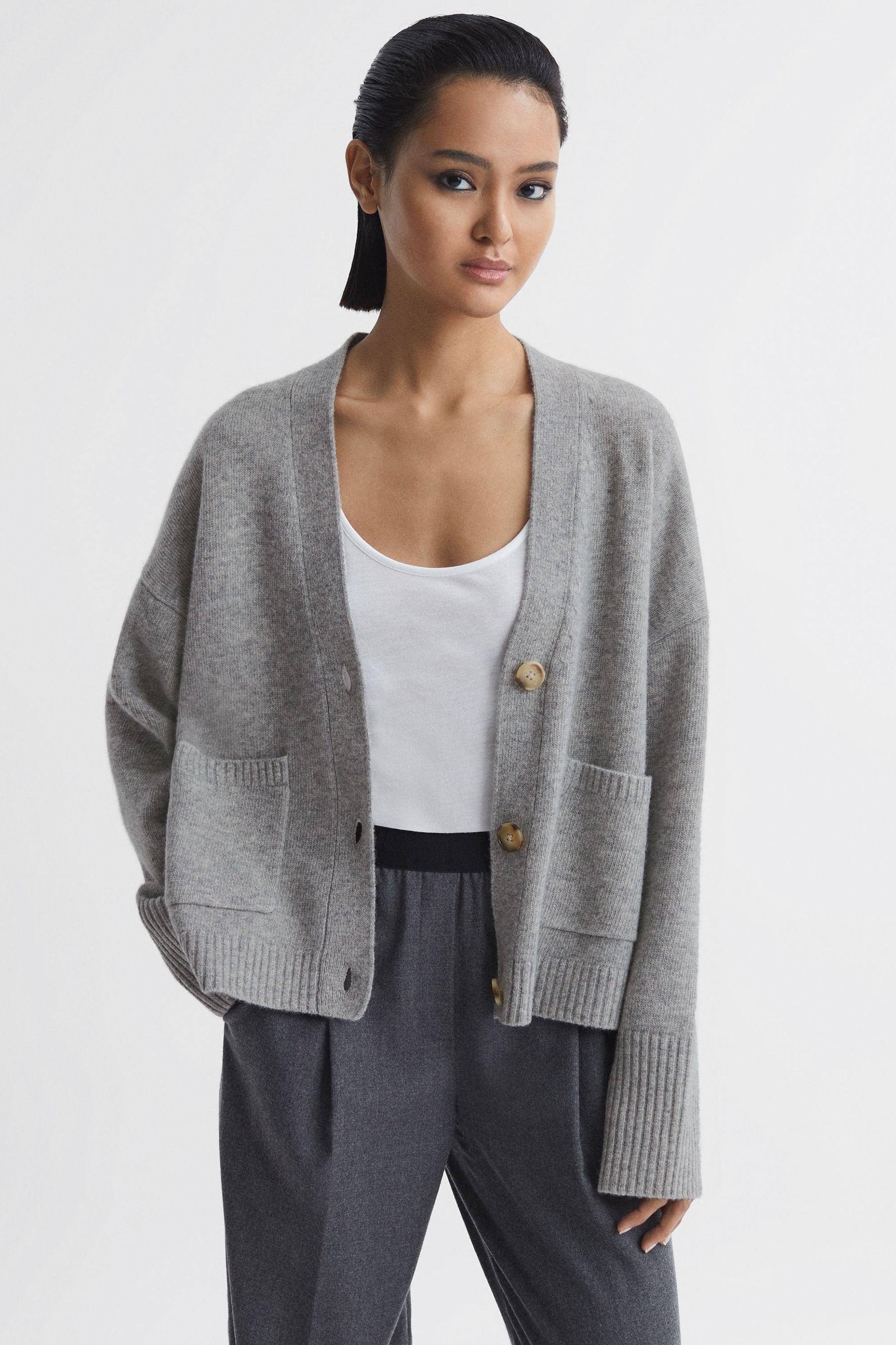 Cheap grey cardigan shop