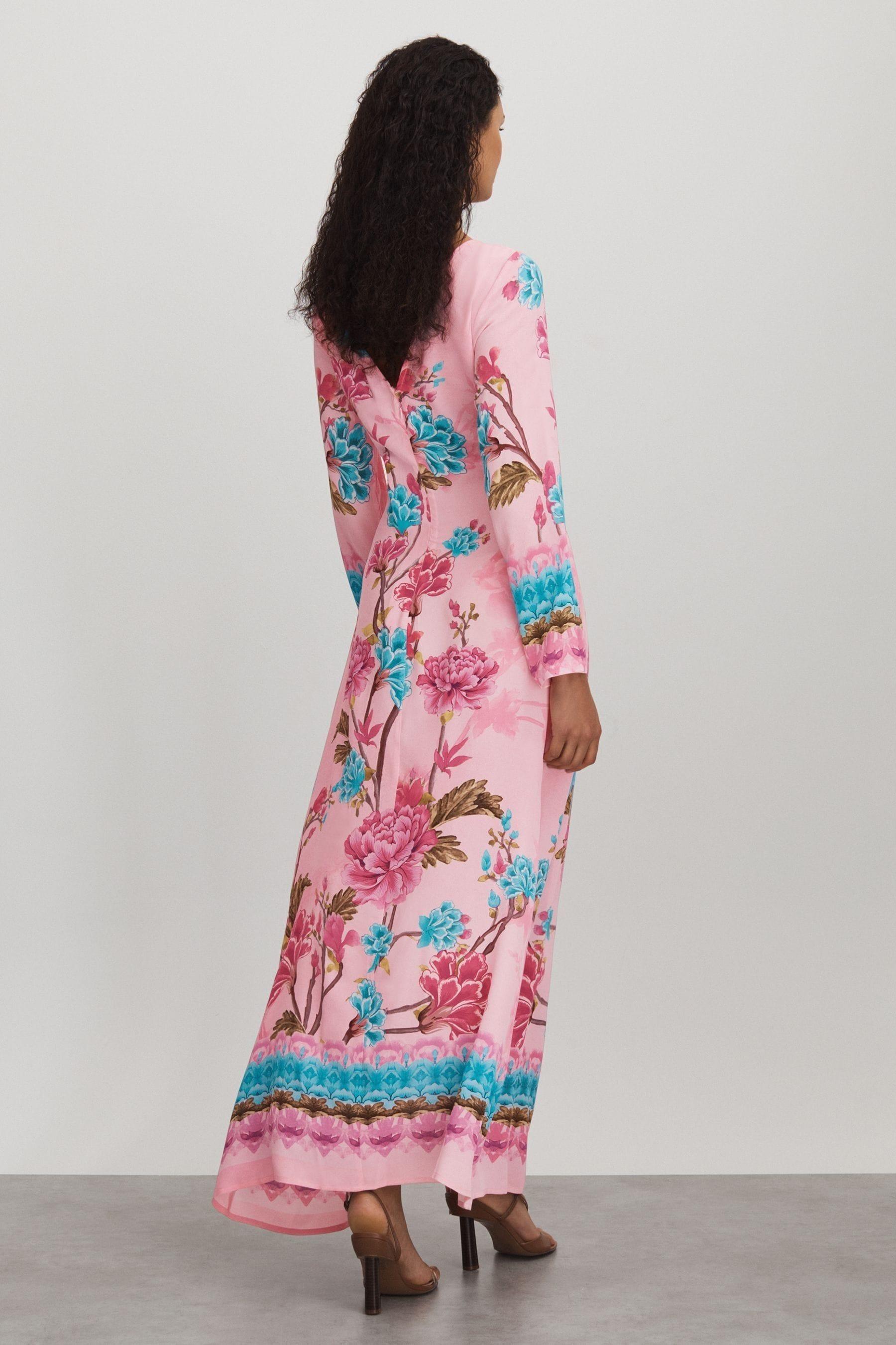 Raishma Silk Long Sleeve Maxi Dress in White Lyst UK
