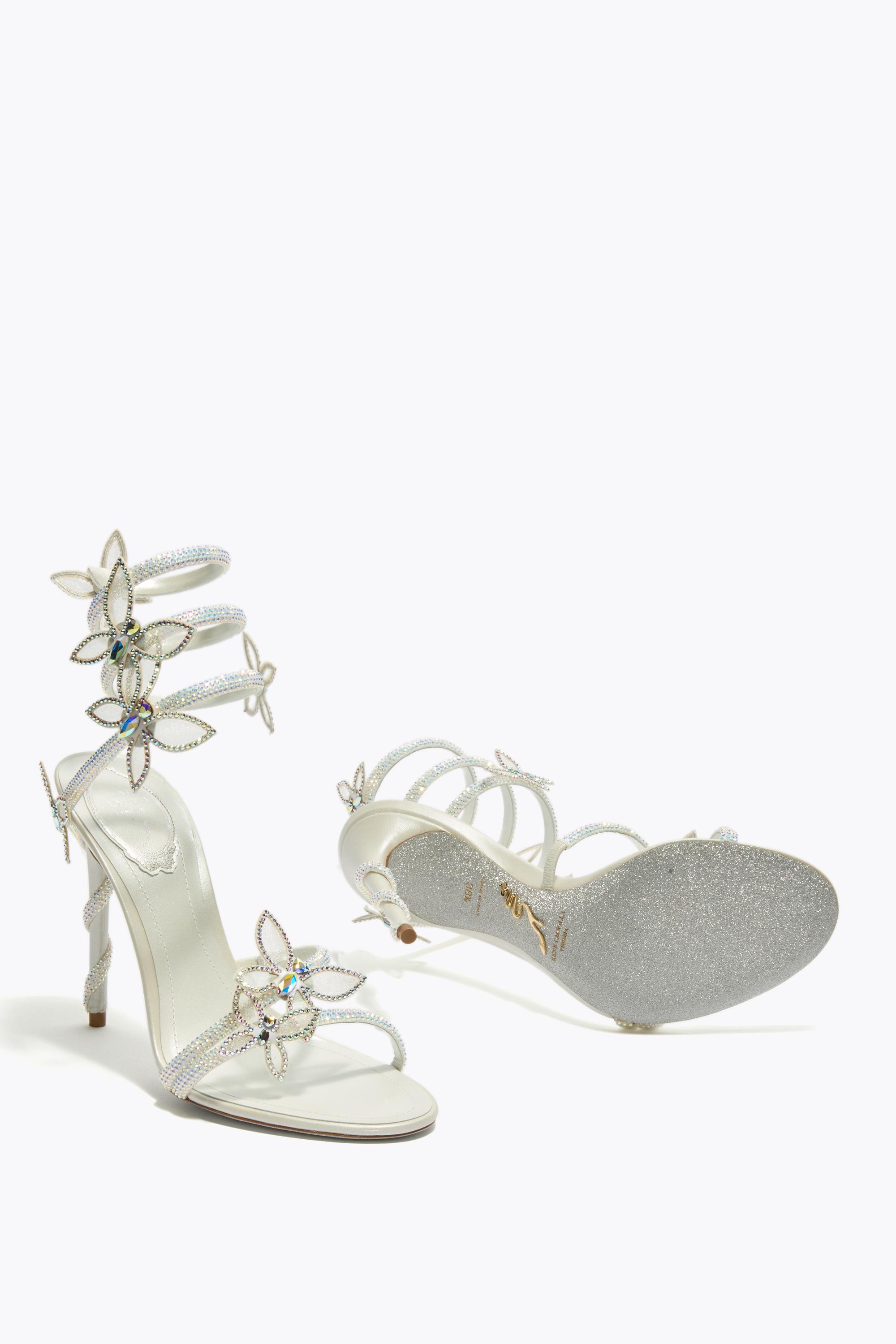 Rene Caovilla Sandale Beige Plateforme René Caovilla Dress Shoes