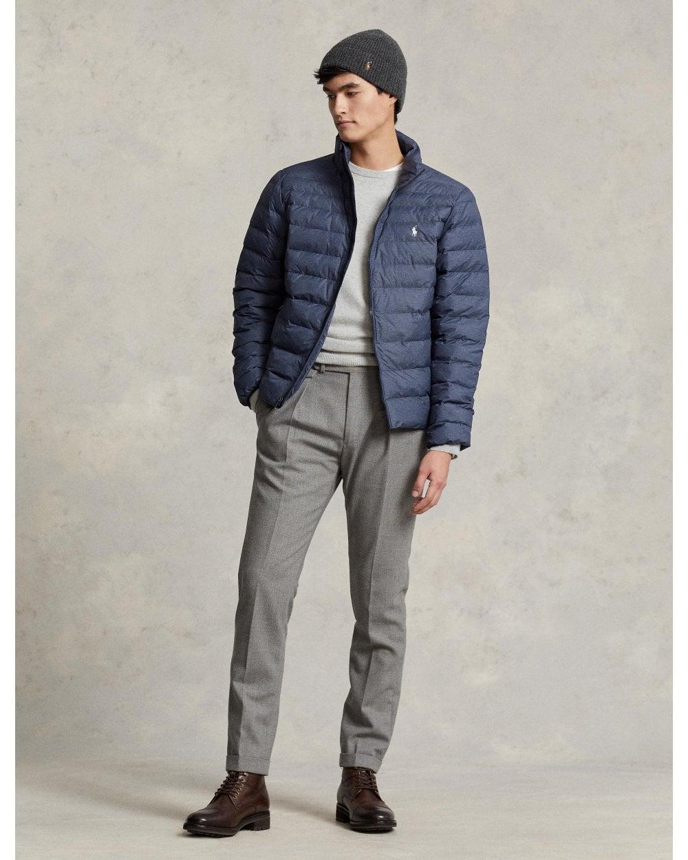 Polo Ralph Lauren Terra Spring Navy Heather Packable Puffer Jacket in Blue  for Men | Lyst UK