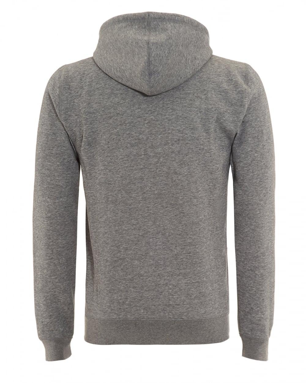 Download Armani Jeans Denim Basic Hoodie Grey Full Zip Sweatshirt ...