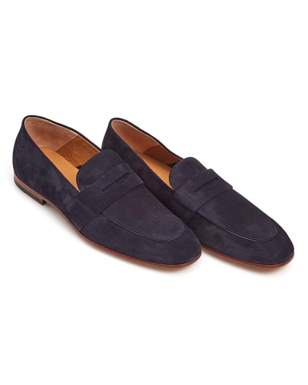 hugo boss safari suede loafers