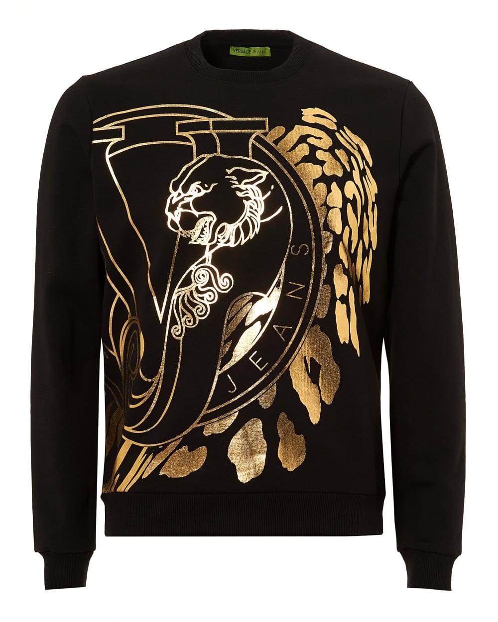 versace jumper black