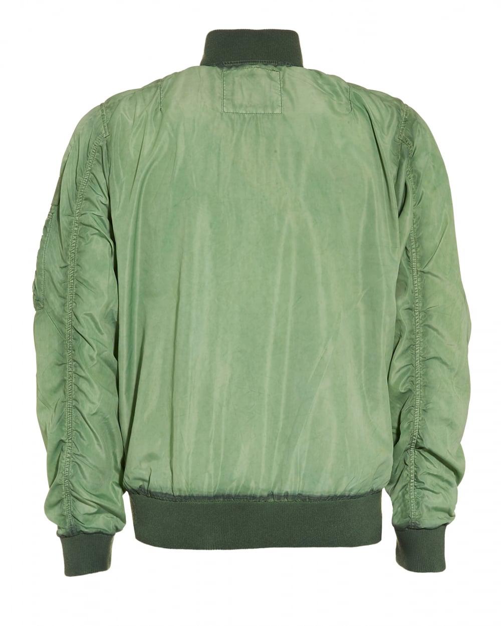 True Religion Windbreaker Bomber Jacket in Green for Men - Lyst