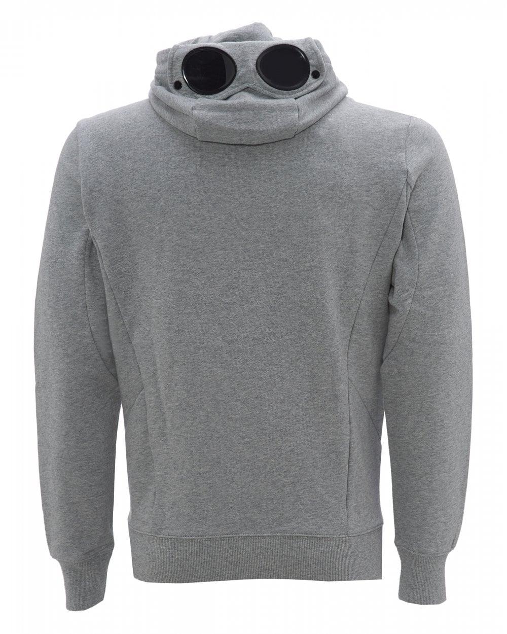 diagonal raised fleece goggle full zip sweatshirt