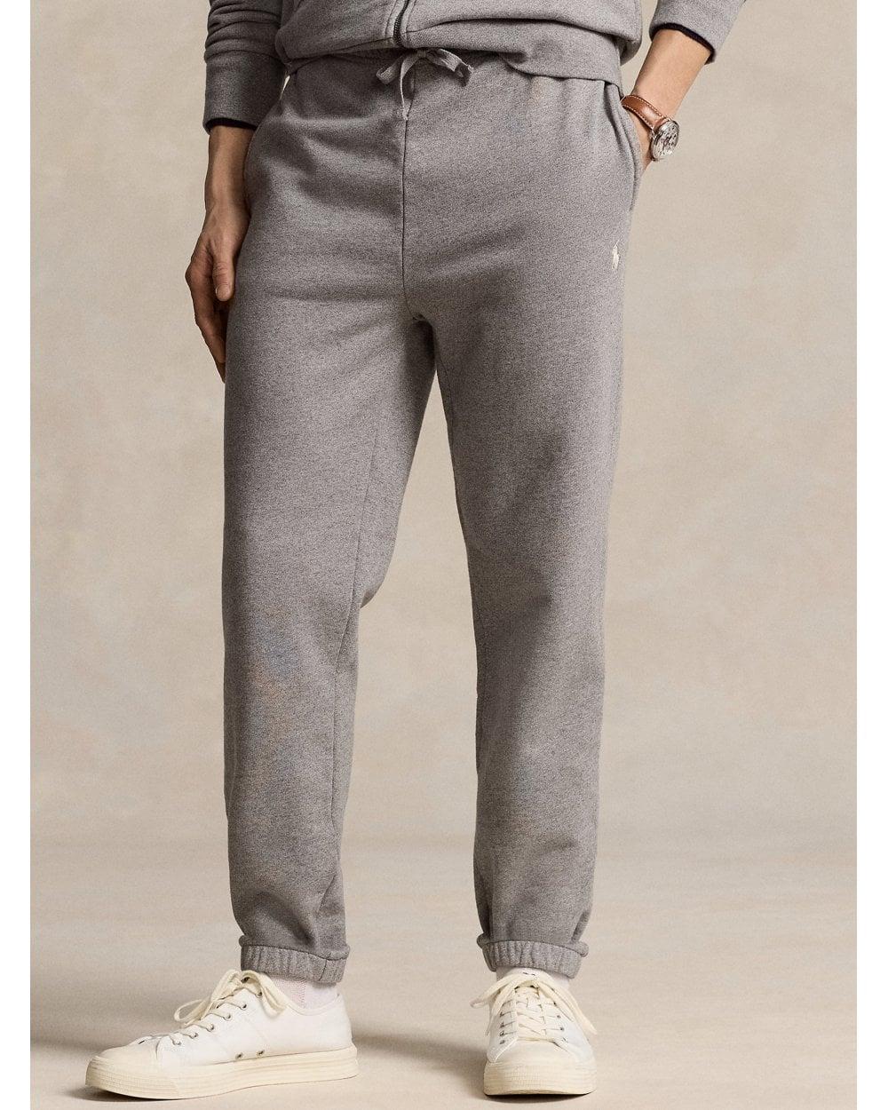 Polo Ralph Lauren Loopback Fleece Tracksuit Bottoms Dark Vintage Heather in Grey for Men Lyst UK