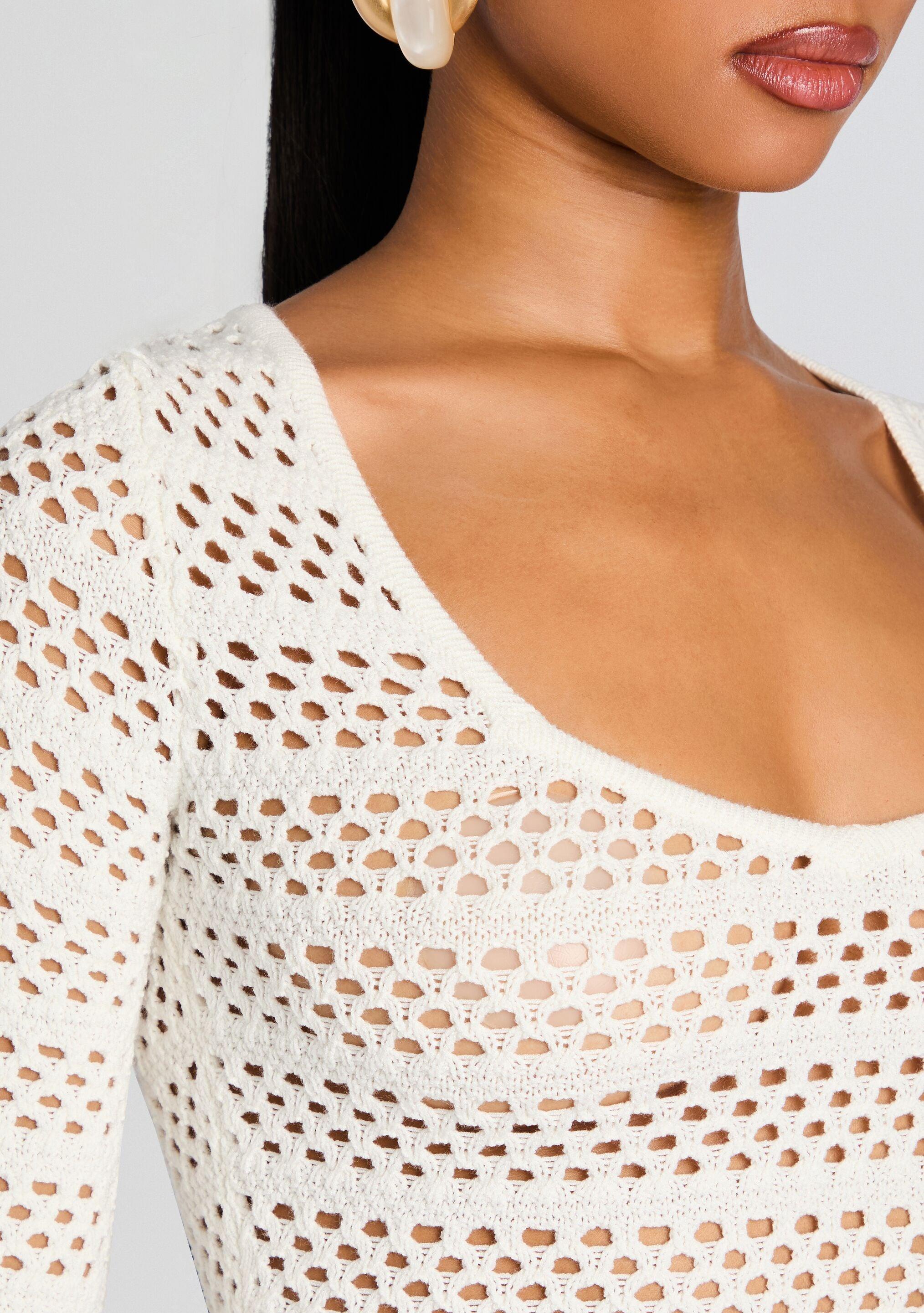 white christmas dresses Mylee Crochet Gown – SEROYA