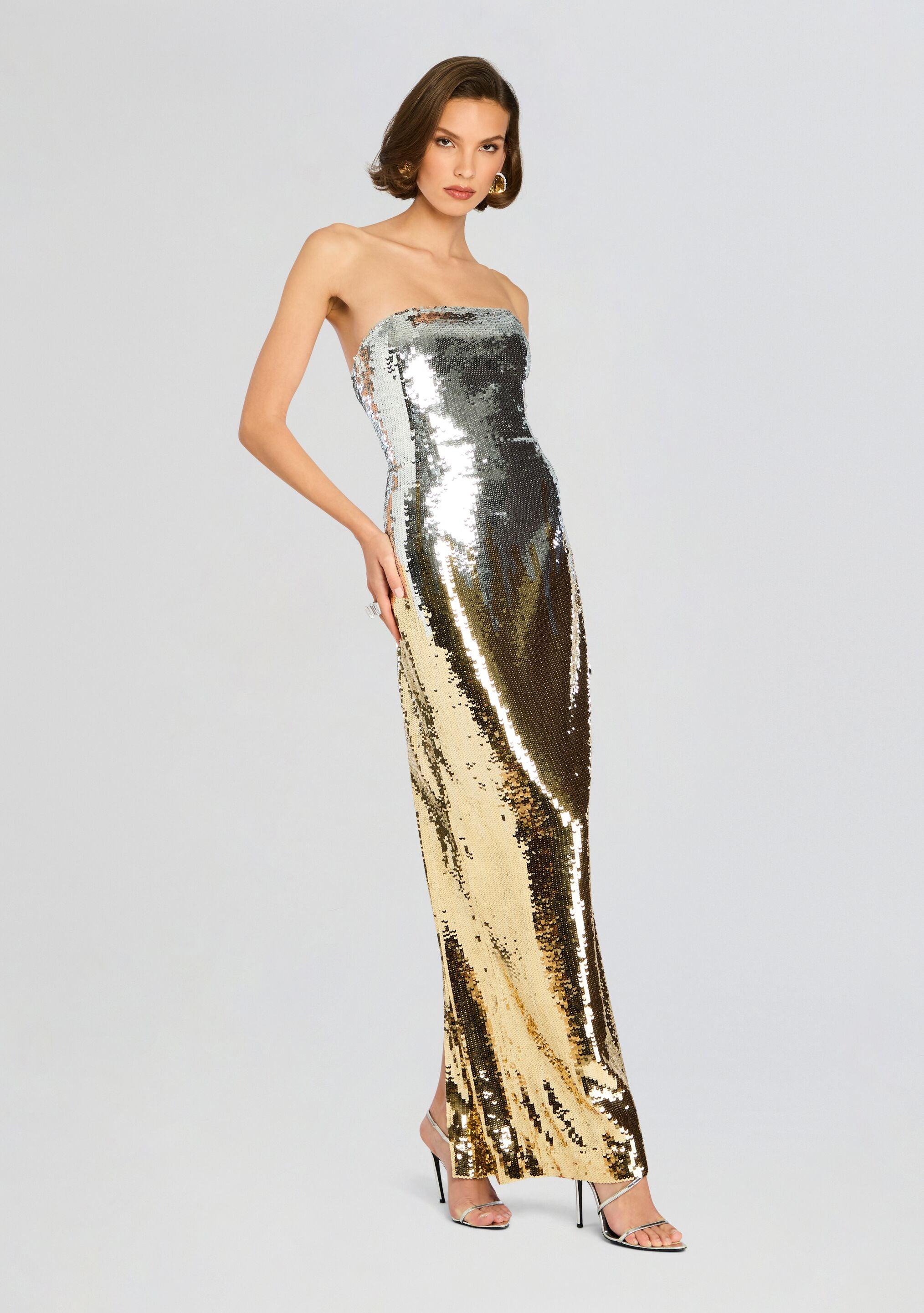 retrofte Sheeba Sequin Dress in White | Lyst