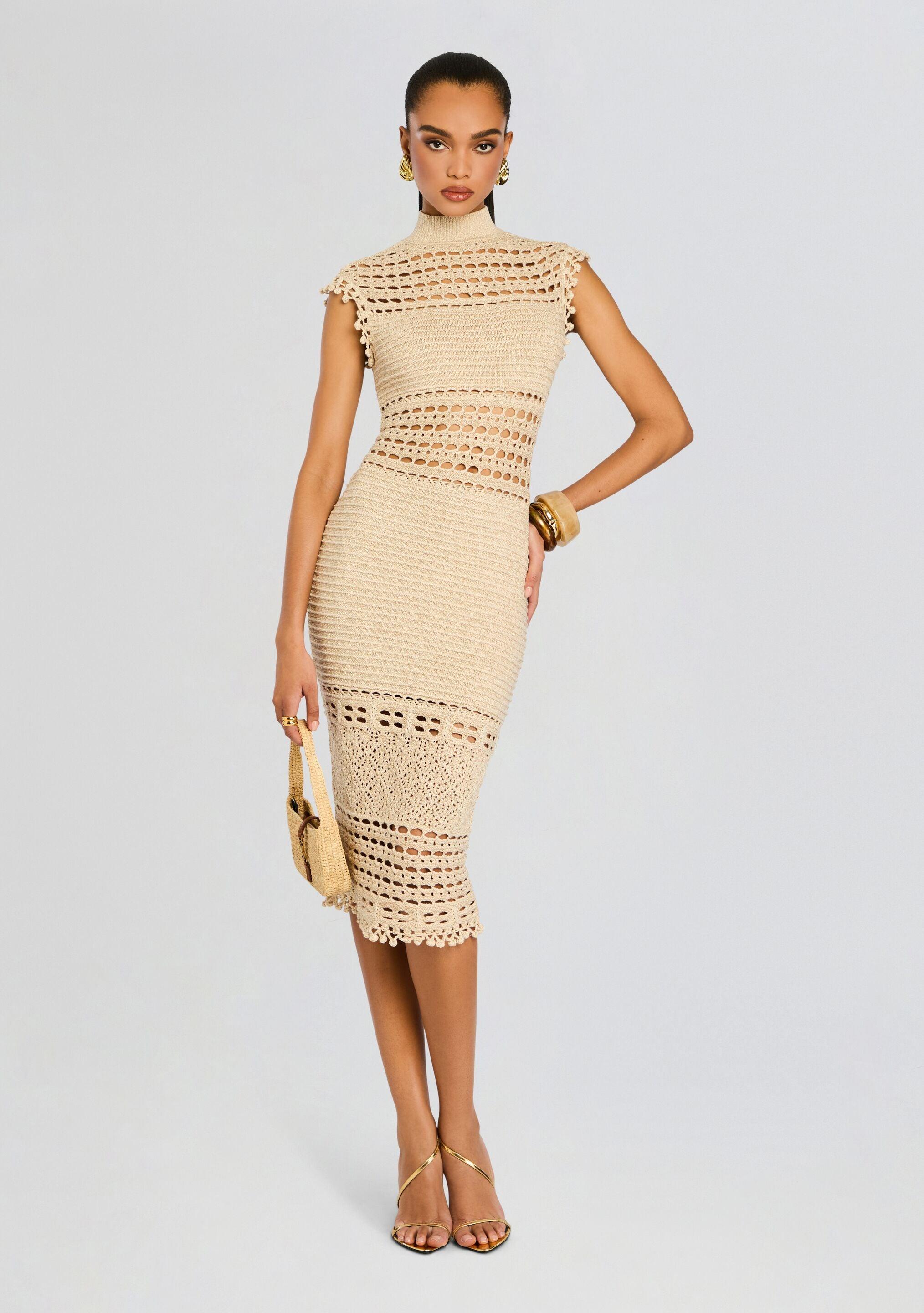 retrofete elliana sequin crochet dress Elliana Sequin Crochet Dress Retrofete
