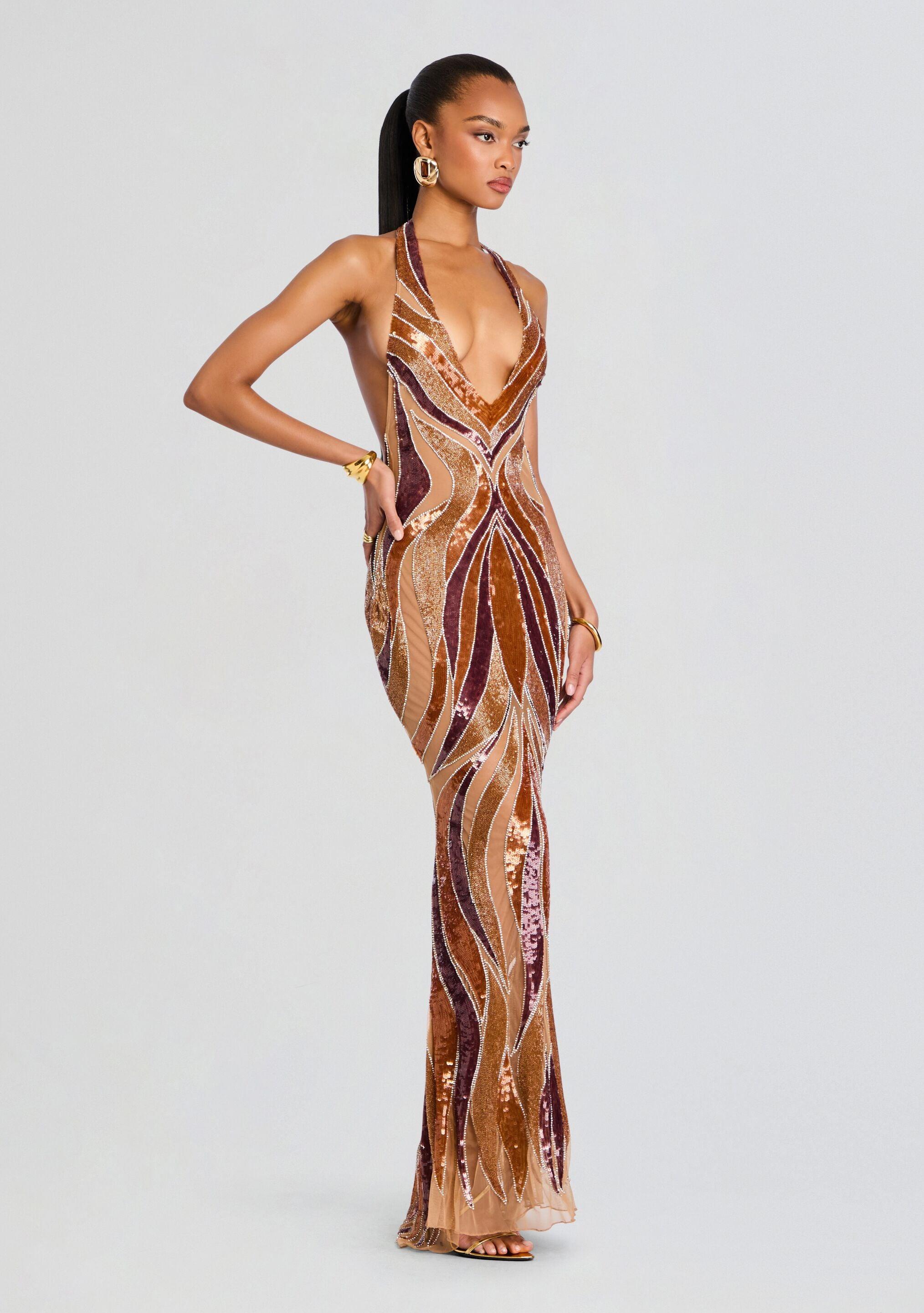 retrofte Beaded Dresses for Women | Lyst