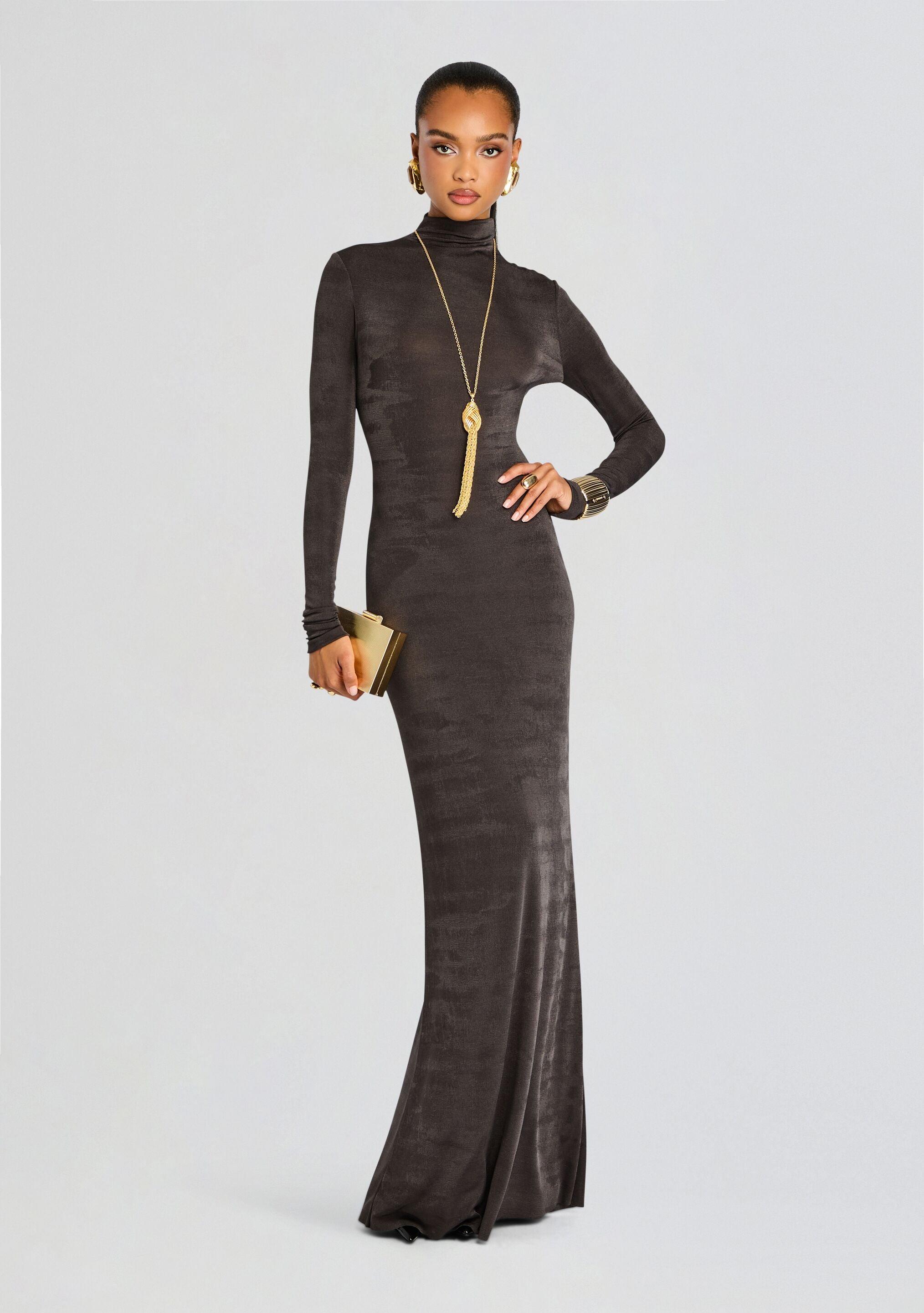 knee length dresses for ladies Kim Maxi Dress – Retrofete main image 1
