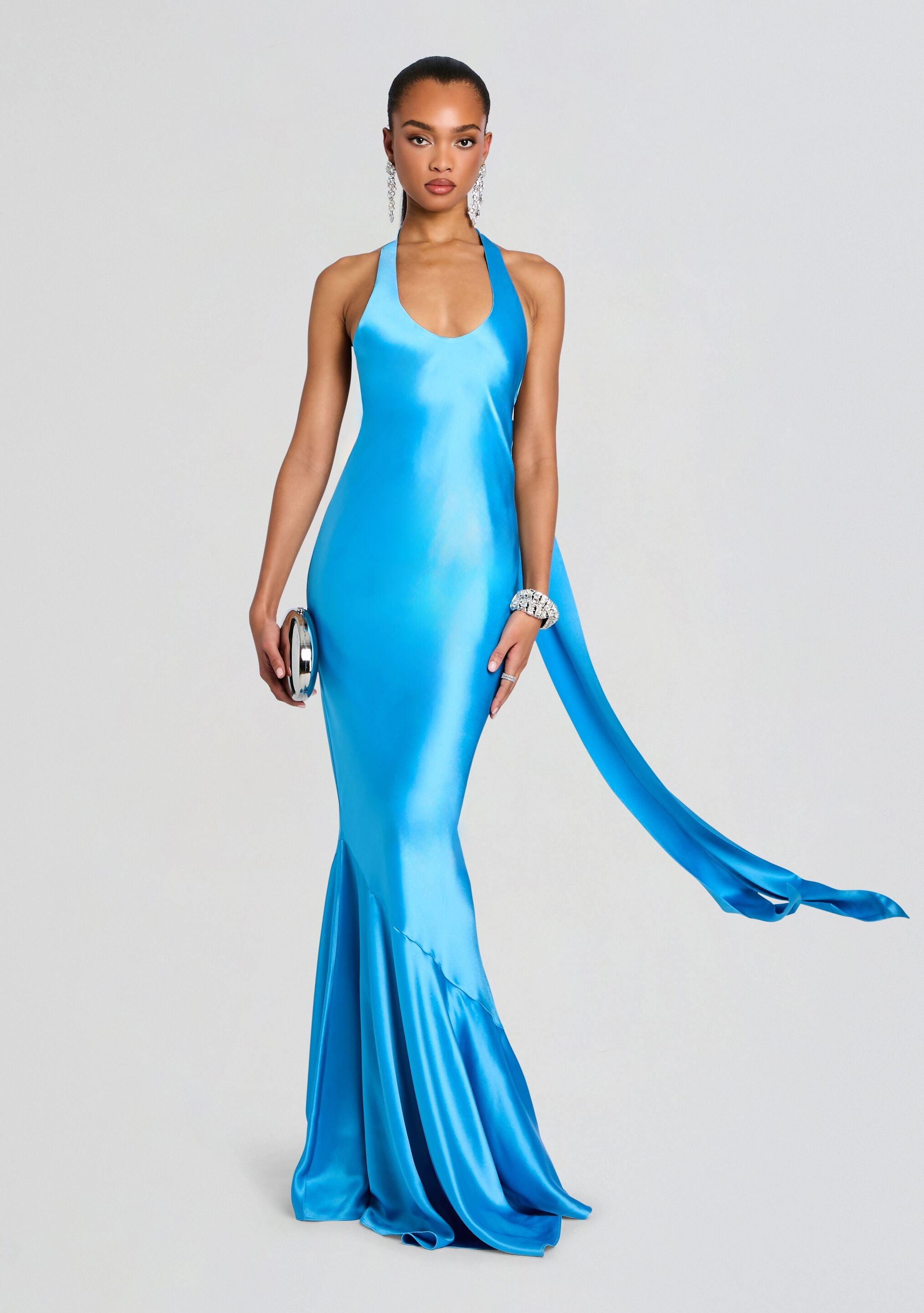 retrofte Alison Dress in Blue | Lyst