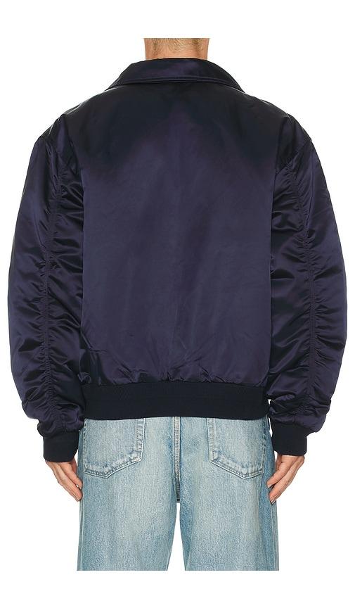 Huf Clothiers Reversible Flight Jacket in Blue for Men | Lyst