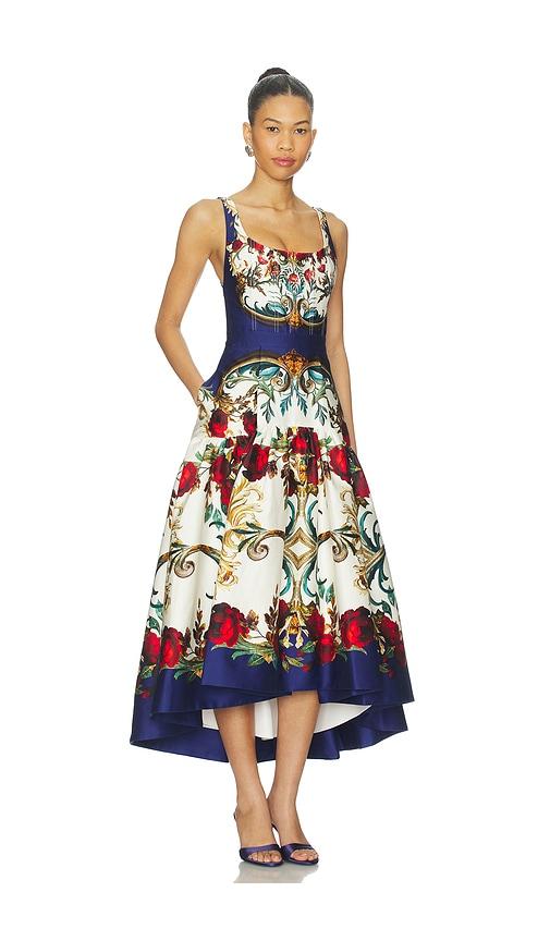 alice and olivia diana velvet midi dress Alice and Olivia Diana Velvet Midi Dress