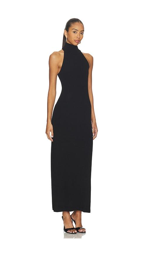 enza costa black dress Enza Costa Silk Rib Ankle Length Tank Dress in Black
