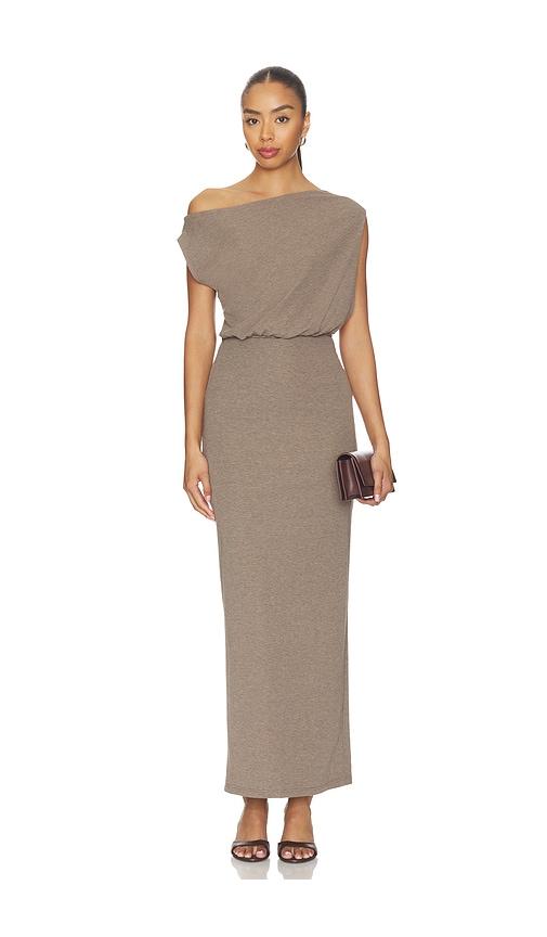 ivory slip dress maxi Asymmetrical High-Neck Long Maxi Dress – Ivory – aisl dresses