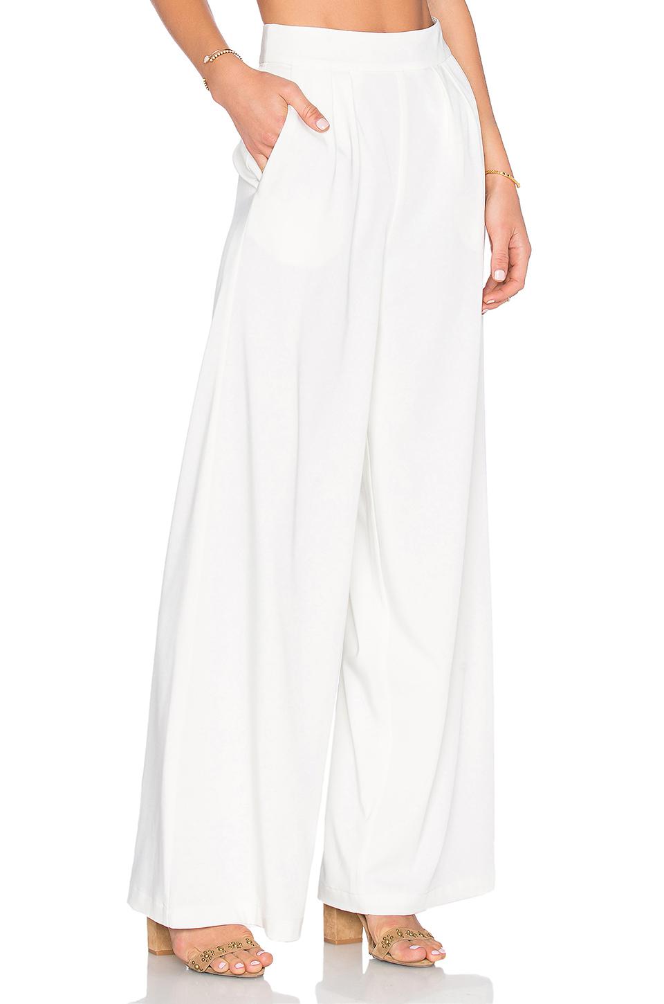 Lyst - House Of Harlow 1960 X Revolve Charlie Wide Leg Pant In Ivory in ...