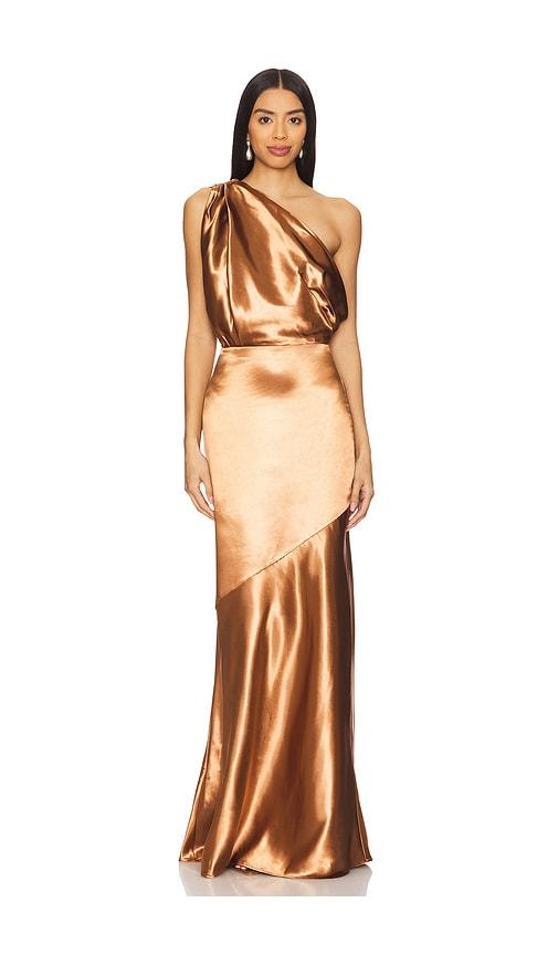 Lovers + Friends Sheridan Gown in Natural | Lyst