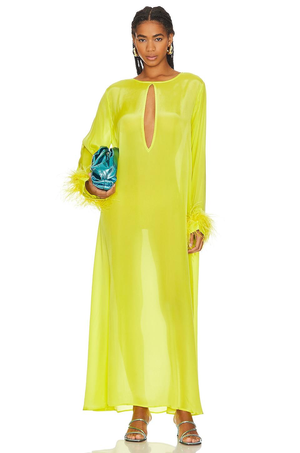 Shani Shemer Odell Maxi Dress in Yellow Lyst