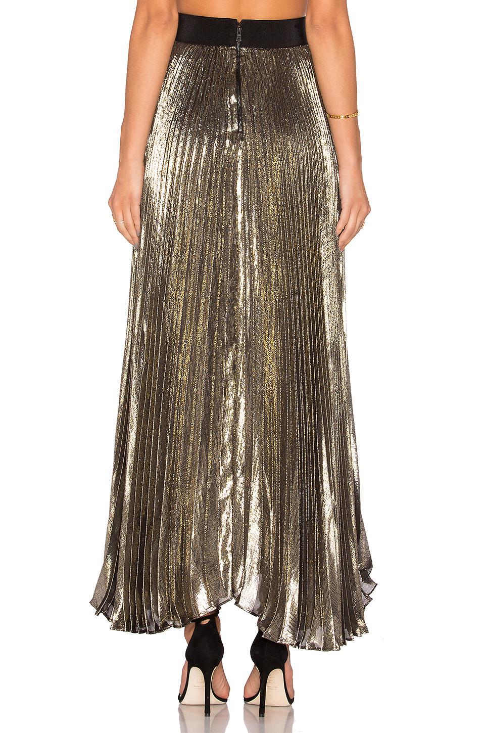 Katz Pleated Maxi Skirt