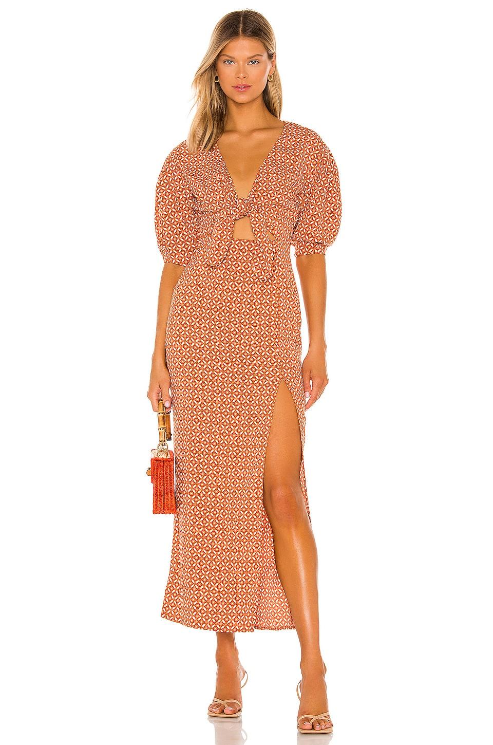 House of Harlow 1960 X Sofia Richie Toleda Maxi Dress in Yellow Womens Clothing Dresses Casual and summer maxi dresses 