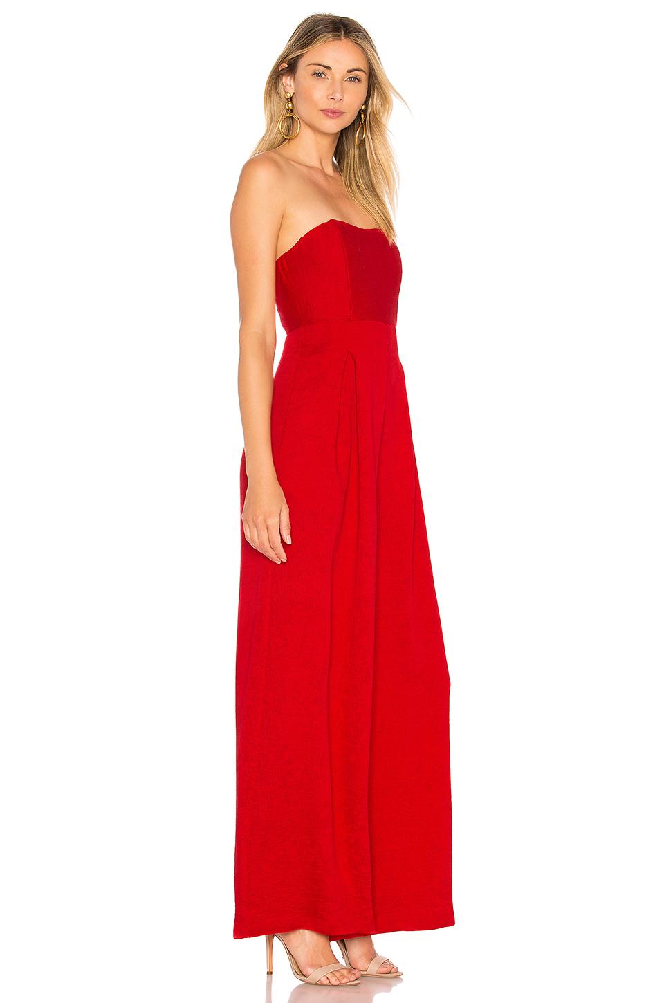 red jumpsuit revolve