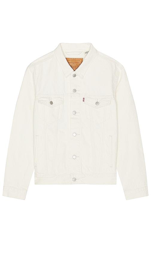 Levis white hotsell trucker jacket