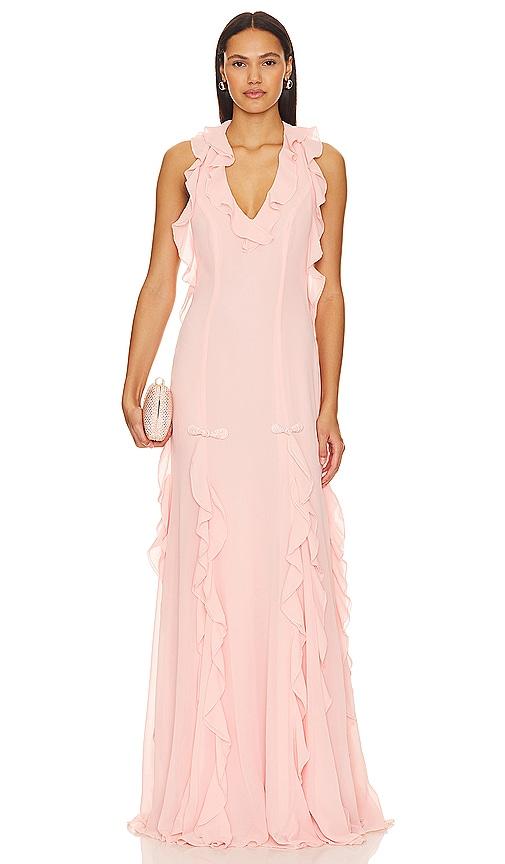 strapless open back dress Fiona Dress  Dear June