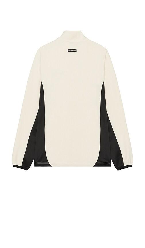 Malbon Golf Carson Quarter Zip Pullover in Natural for Men | Lyst UK