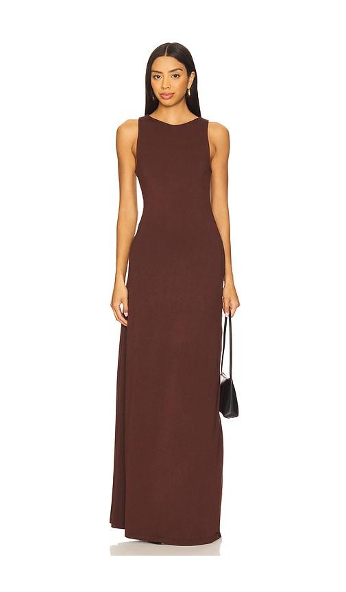 alessia maxi dress in brown superdown Eowyn Dernhelm costume Eowyn Shieldmaiden Dress – Cosplayrr main image 0