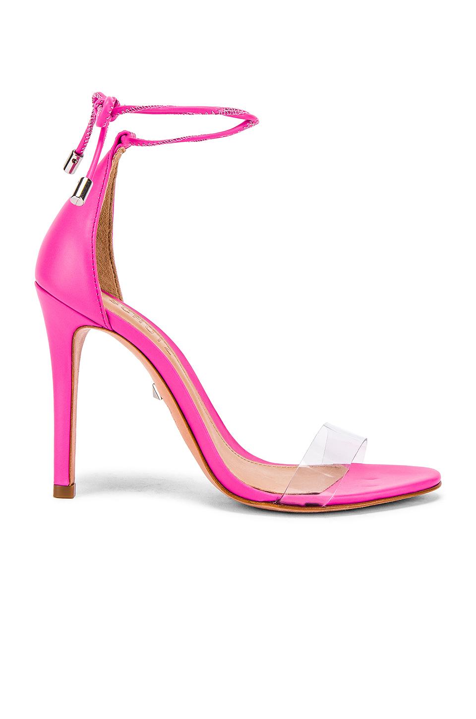 Schutz Leather Josseana Sandal in Neon Pink (Pink) - Lyst