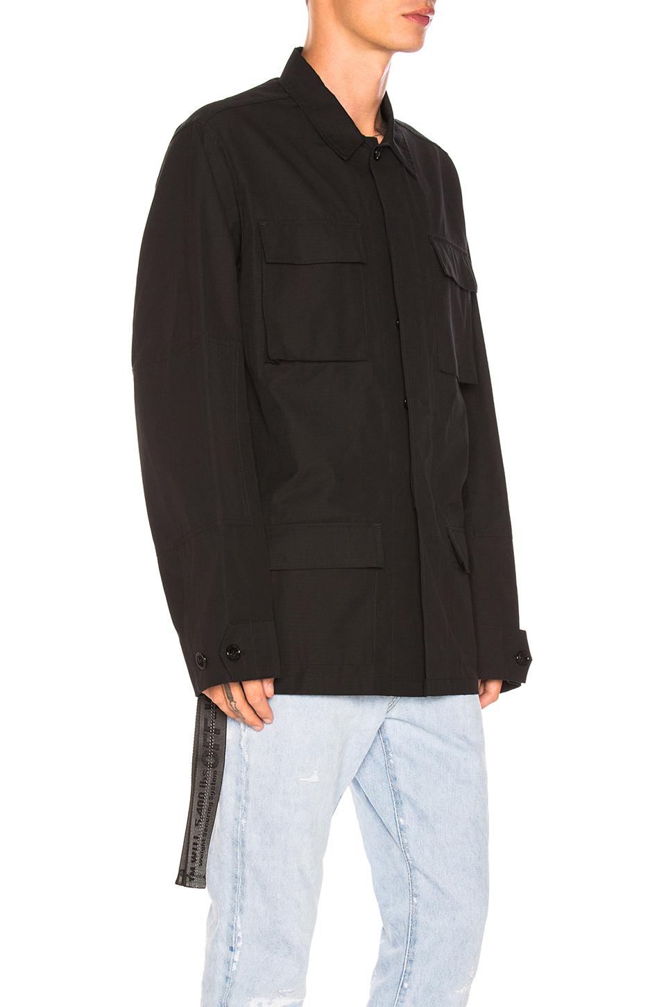 off white firetape field jacket