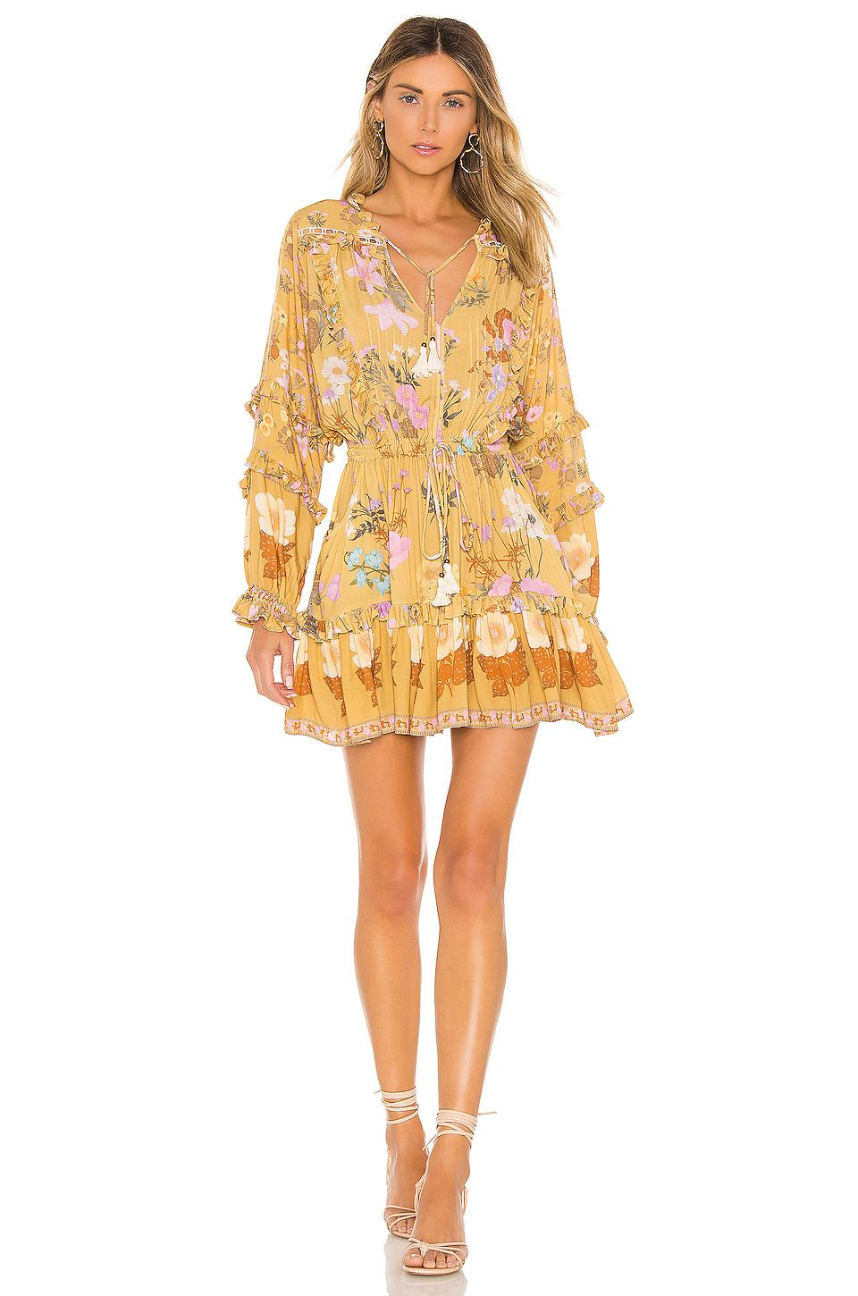 Spell & The Gypsy Collective Synthetic Wild Bloom Playdress in Mustard ...