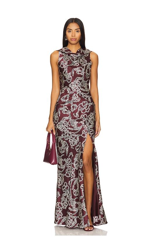 Nicholas Silk Charmeuse Tie Back Tank Dress in White Lyst Australia