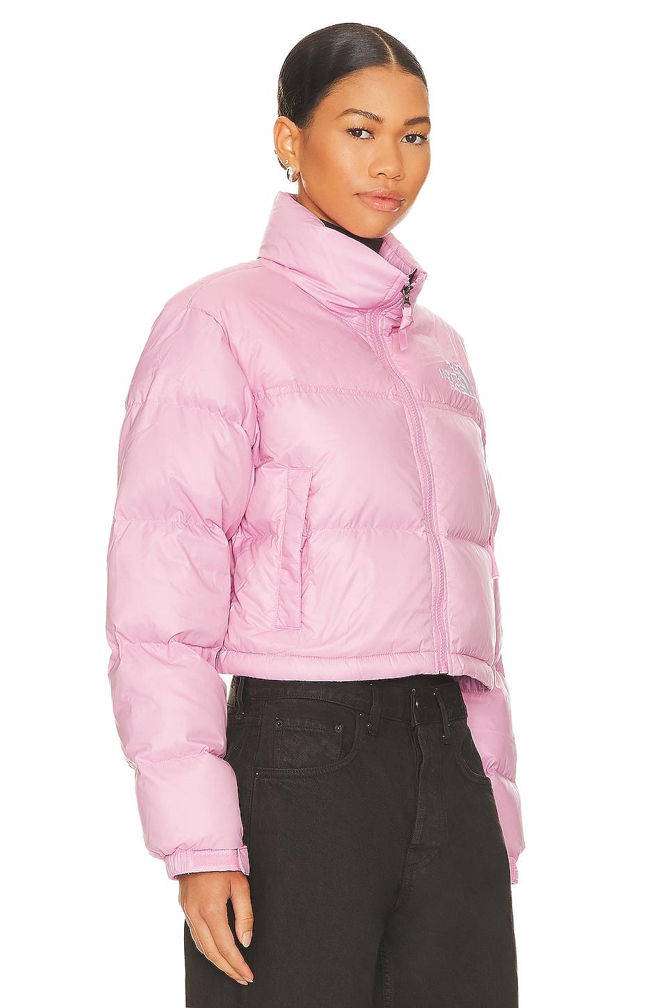 The North Face Nuptse Short Jacket in Pink | Lyst