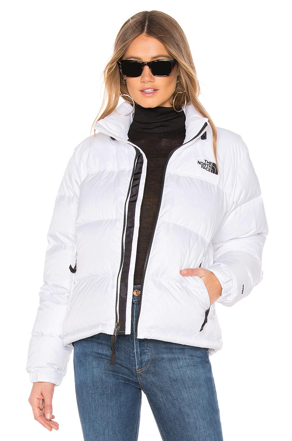 white north face coat
