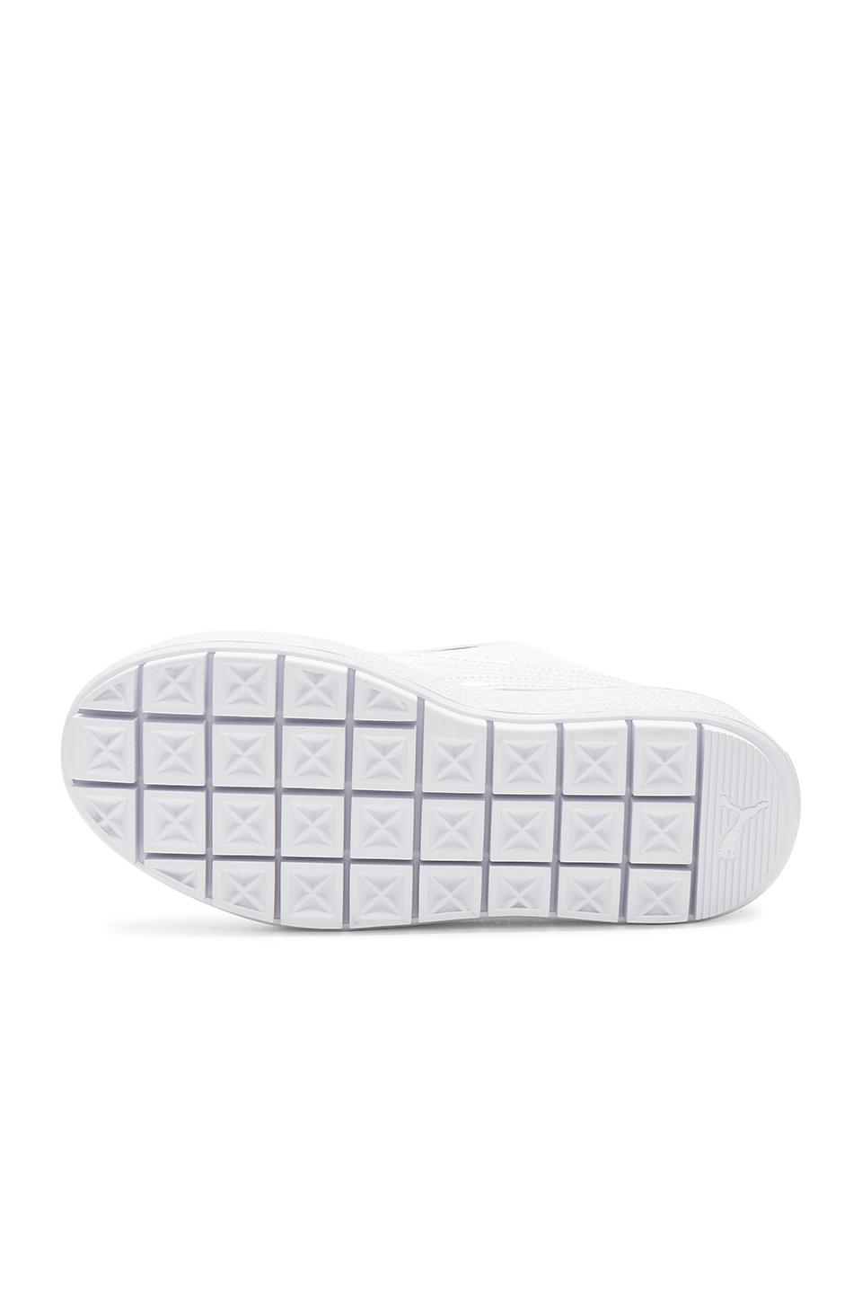 PUMA Basket Platform Trace Sneaker in White | Lyst