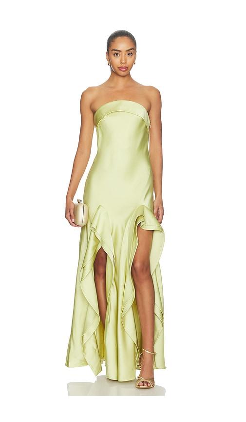 cushnie et ochs green dress Silk mid-length dress Cushnie Et Ochs Green size 2 US in Silk