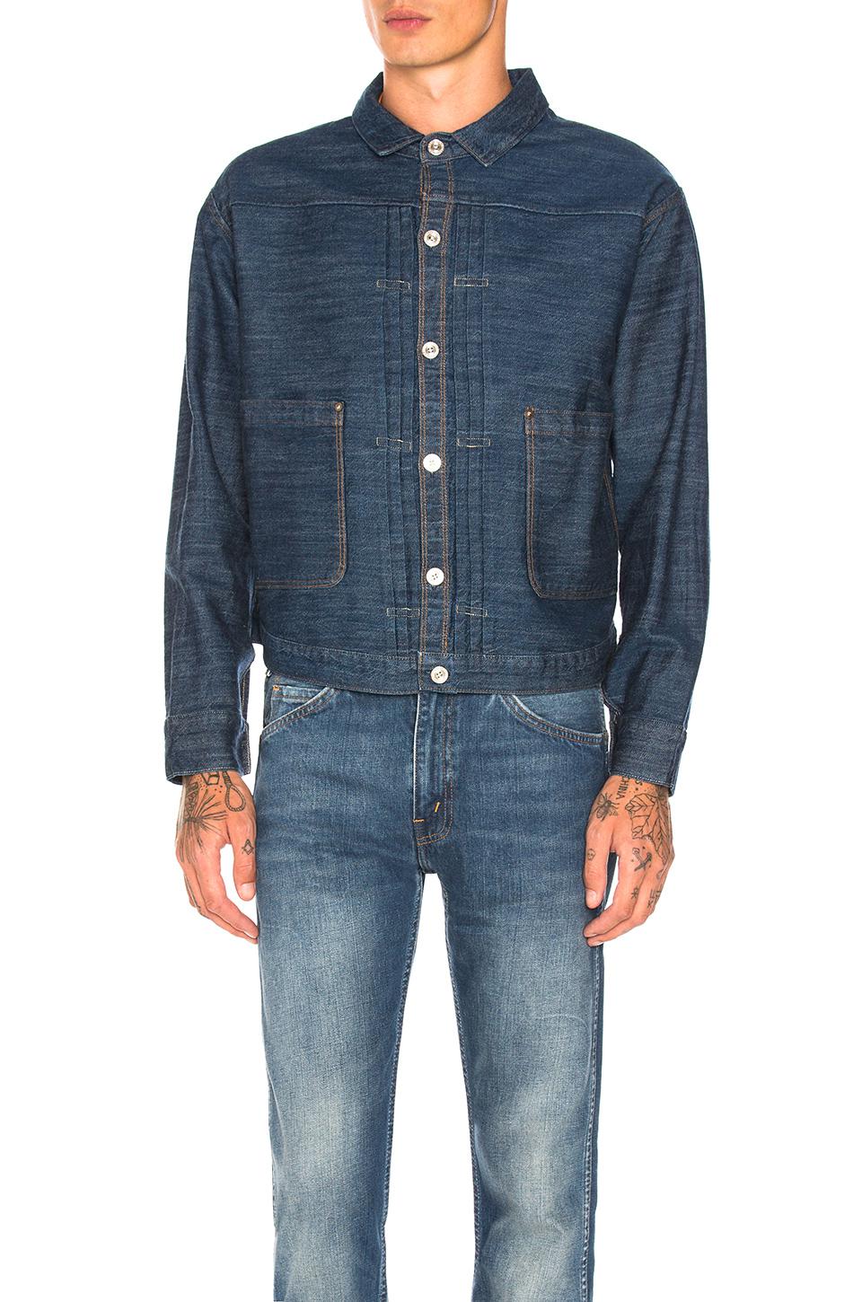 Levi's 1880 Triple Pleat Blouse Levi's Vintage 1879 Pleated Blouse