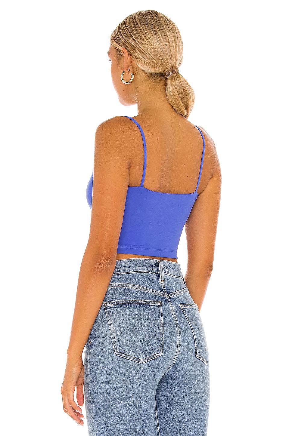 susana monaco wide strap crop top