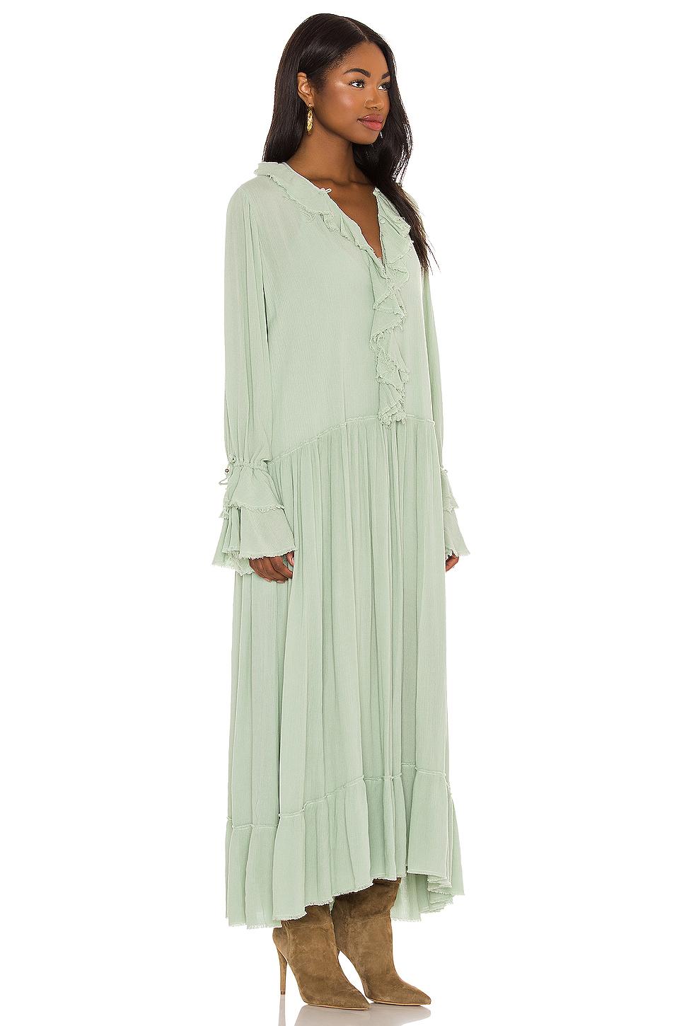 Sweet Darlin Maxi Dress in Green 