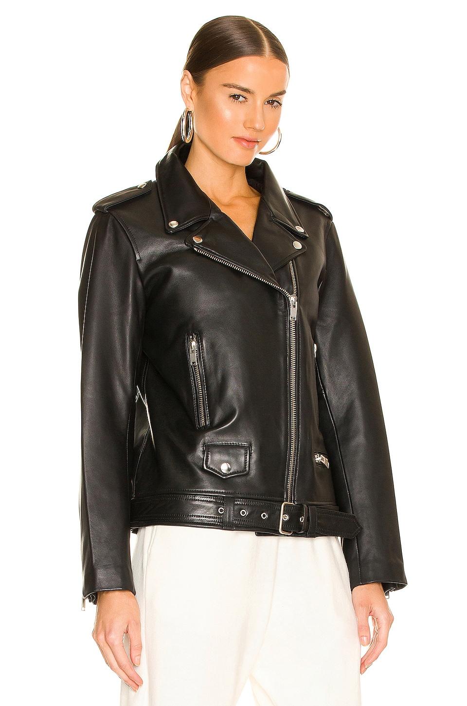 ena pelly cropped leather jacket