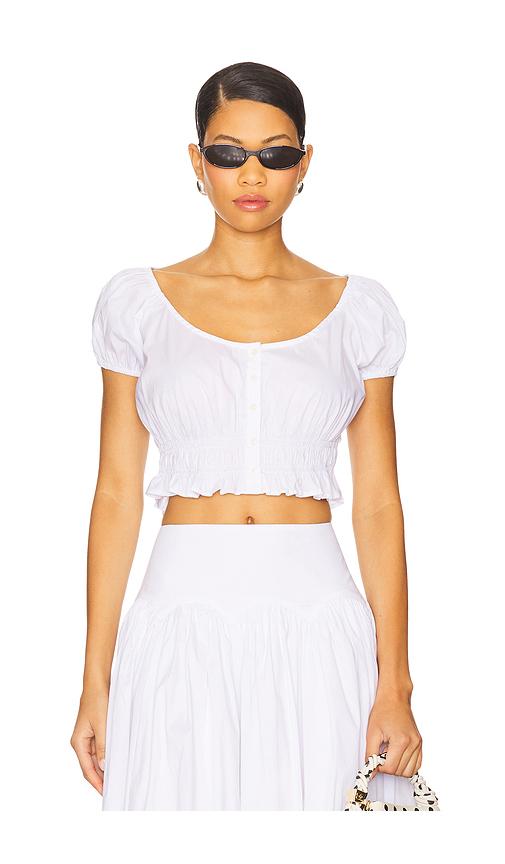 Top LPA BRIANNA Femme - Rose Blush - Taille S - Neuf Avec étiquettes - Manches Courtes Puff