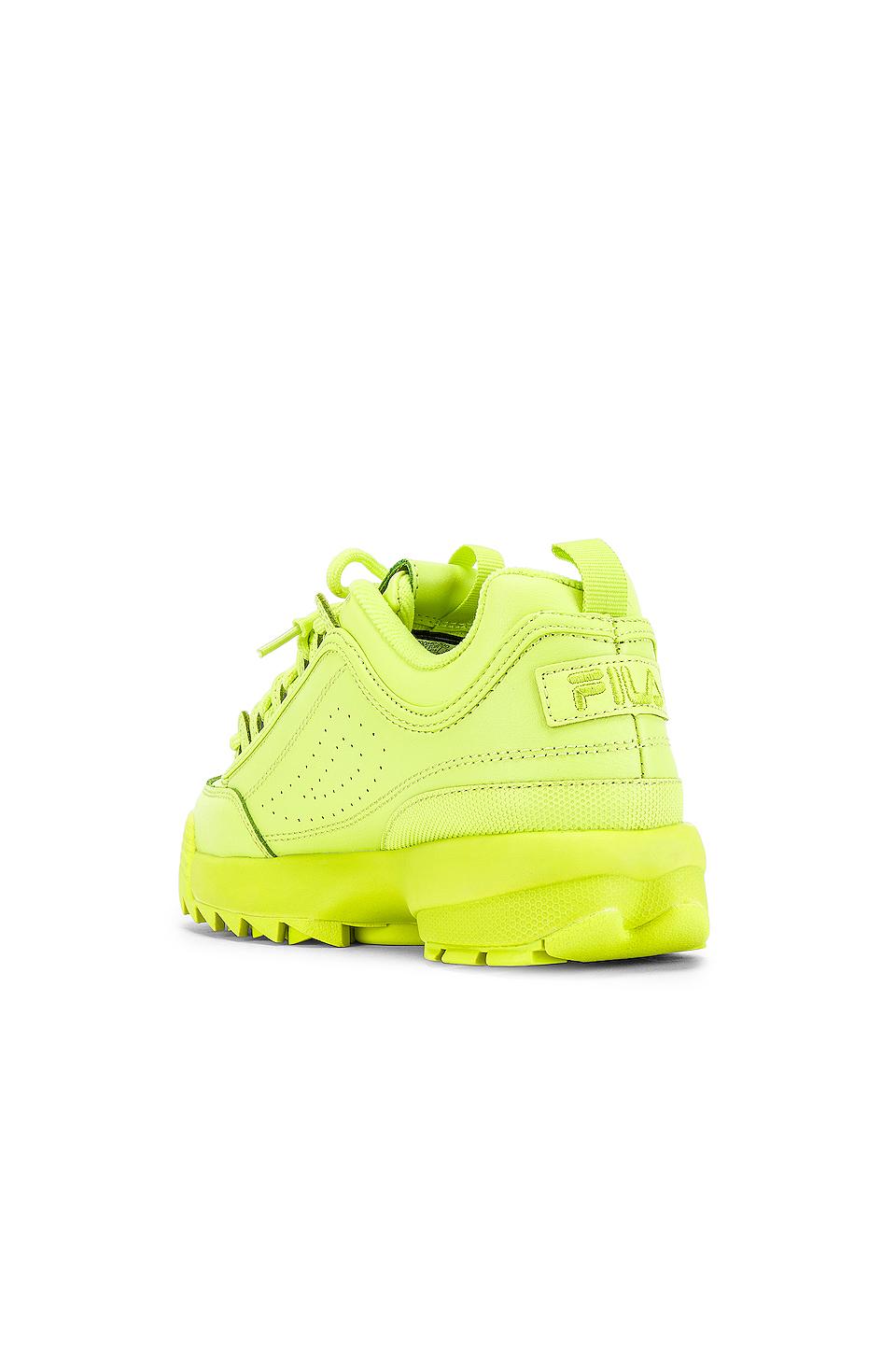 neon green fila disruptor